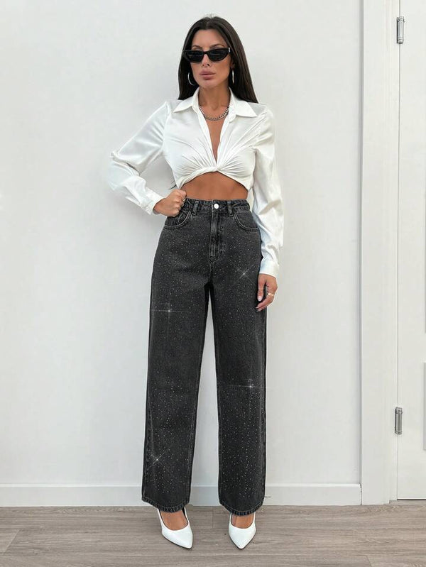 Women’s Black Party Jeans