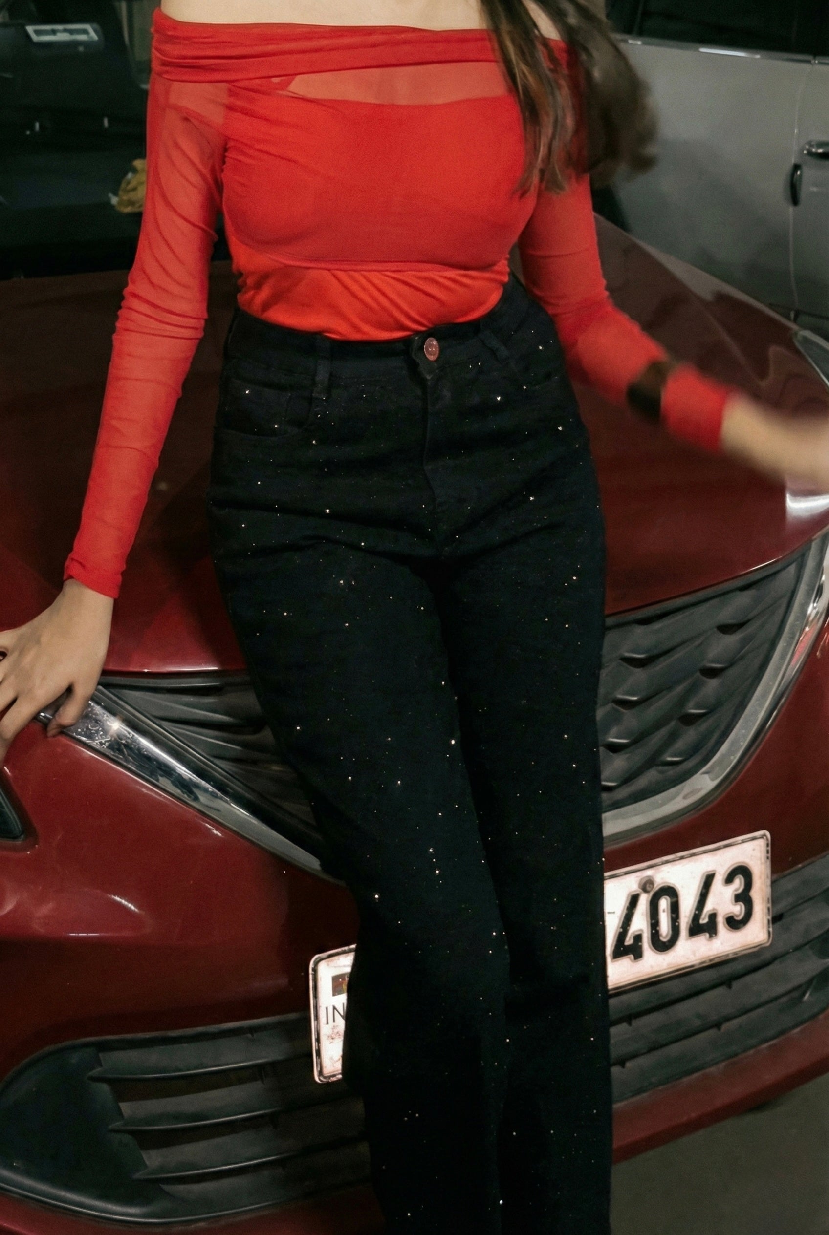 Disco Night Wide-Leg Denim 🔥