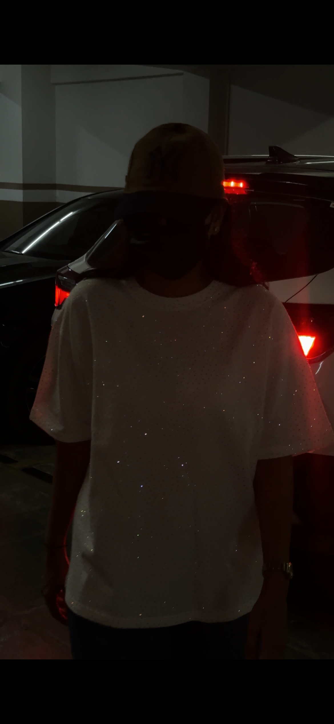 Stellar Spark – Premium Rhinestone Oversized White Unisex T-Shirt